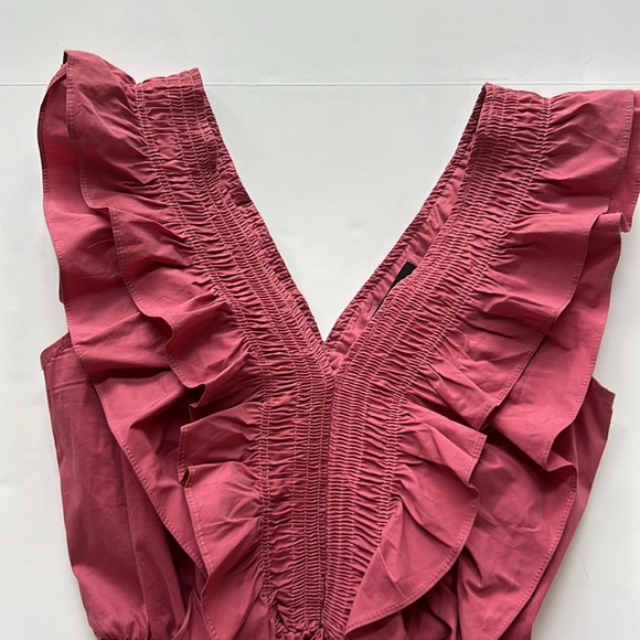 Strut & Bolt Sleeveless Ruffle Ruching Top - Picture 3 of 6